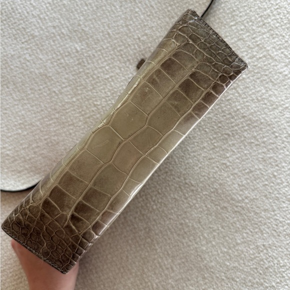 Giorgio Armani Vintage Crocodile Leather Shoulder Bag - Picture 6 of 9